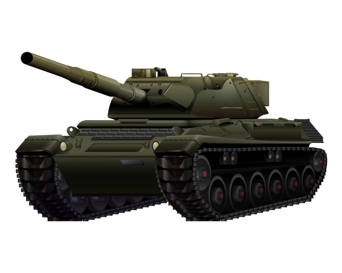 Illustration of a Leopard 1 tank